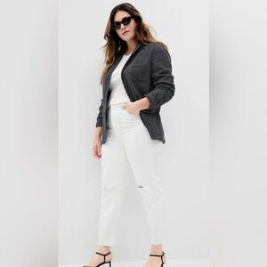 GAP WOMEN HIGH RISE STRAIGHT LEG JEANS - WHITE MULTI SIZES (BRAND NEW)
